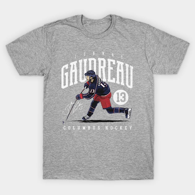 Johnny Gaudreau Columbus Game T-Shirt by lavonneroberson